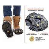 ICETRAX V3 Tungsten Crampons, Ice Cleats for Shoes and Boots - Ice Grips for Snow and Ice, Non-Slip Shoe Grippers with Reflective Heel ICETRAX V3 Tungsten Crampons, Ice Cleats for Shoes and Boots - Ice Grips for Snow and Ice, Non-Slip Shoe Grippers with Reflective Heel
