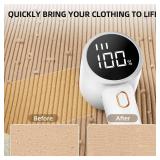 Fabric Shaver, Lint Remover Rechargeable, Electric Portable Sweater Defuzzer with 3 Speeds, 6 Leaf Blades, Digital LED Display to Remove Pilling for Clothes, Furniture, Sweater, Couch, Blanket Fabric Shaver, Lint Remover Rechargeable, Electric Portable Sweater Defuzzer with 3 Speeds, 6 Leaf Blades, Digital LED Display to Remove Pilling for Clothes, Furniture, Sweater, Couch, Blanket