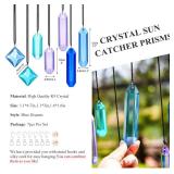 HDCRYSTALGIFTS Crystal Prisms Sun Catchers Hanging, 7PCS Blue Dreams Suncatcher Rainbow Maker Sun Catcher Indoor Window Home Garden Christmas Tree Decor HDCRYSTALGIFTS Crystal Prisms Sun Catchers Hanging, 7PCS Blue Dreams Suncatcher Rainbow Maker Sun Catcher Indoor Window Home Garden Christmas Tree Decor