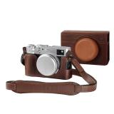SMALLRIG Leather Case Kit for FUJIFILM X100VI, Including Half Case, Flip Cover and Shoulder Strap, Genuine Leather Material, Portable and Protecting - 4558 SMALLRIG Leather Case Kit for FUJIFILM X100VI, Including Half Case, Flip Cover and Shoulder Strap, Genuine Leather Material, Portable and Protecting - 4558