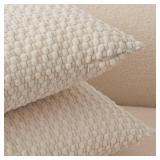 UGASA 14x24 Inch Pillow Cover Pack of 1 Soft Boho Stripe Corduroy Long Rectangle Lumbar Cushion Cover Farmhouse Decorative Throw Pilowcase for Bed, Couch, Sofa, Bedroom, Living Room, Cream UGASA 14x24 Inch Pillow Cover Pack of 1 Soft Boho Stripe Corduroy Long Rectangle Lumbar Cushion Cover Farmhouse Decorative Throw Pilowcase for Bed, Couch, Sofa, Bedroom, Living Room, Cream