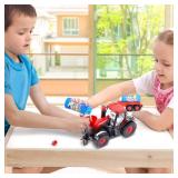 ArtCreativity Bump & Go Bubble Blowing Farm Tractor Toy Truck with Lights & Sounds, Toddler Outdoor Toys - Funnel & Bubble Solution Included - Farm Toy Tractor for Boys Girls Ages 1, 2, 3, 4, 5, + ArtCreativity Bump & Go Bubble Blowing Farm Tractor Toy Truck with Lights & Sounds, Toddler Outdoor Toys - Funnel & Bubble Solution Included - Farm Toy Tractor for Boys Girls Ages 1, 2, 3, 4, 5, +