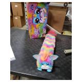 FURBY DJ Interactive Toy, Super Snuggly Rainbow Electronic Plush with Music, Lights, Motion, & Games, Speaks English & Furbish, 32in Long, Ages 6+ FURBY DJ Interactive Toy, Super Snuggly Rainbow Electronic Plush with Music, Lights, Motion, & Games, Speaks English & Furbish, 32in Long, Ages 6+