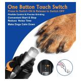 Petsaunter Dog Nail Grinder, 2-Speed and LED Light, Touch-Switch, TypeC, Quiet and Low-Vibration Dog Nail Trimmers, and 3 Ports for Large Dogs, Medium, Small Dogs Cats Pets with Hard or Thick Nail Petsaunter Dog Nail Grinder, 2-Speed and LED Light, Touch-Switch, TypeC, Quiet and Low-Vibration Dog Nail Trimmers, and 3 Ports for Large Dogs, Medium, Small Dogs Cats Pets with Hard or Thick Nail