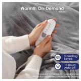 Electric Blanket Heated Blanket Full Size with 5 Heat Levels & 10 Hrs Timer, Premium Cozy Double Flannel Heating Blanket, Fast Heating & Overheating Protection, Grandma Birthday Gifts(Subtle Grey) Electric Blanket Heated Blanket Full Size with 5 Heat Levels & 10 Hrs Timer, Premium Cozy Double Flannel Heating Blanket, Fast Heating & Overheating Protection, Grandma Birthday Gifts(Subtle Grey)