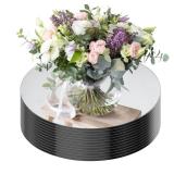 Seelenruhe 12 Round Mirrors for Centerpieces for Tables, Round Mirrors Trays Plates for Centerpieces, Wedding Decorations, Baby Shower Party, Christmas Decorations, 2mm, 12 PCS Seelenruhe 12 Round Mirrors for Centerpieces for Tables, Round Mirrors Trays Plates for Centerpieces, Wedding Decorations, Baby Shower Party, Christmas Decorations, 2mm, 12 PCS