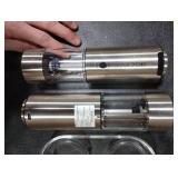 CIRCLE JOY Electric Salt and Pepper Grinder Set Stainless Steel Rechargeable Salt and Pepper Grinder Set, Variable Grinding Speed, External Adjustable Coarseness, Storage Base, White LED Light, Silver CIRCLE JOY Electric Salt and Pepper Grinder Set Stainless Steel Rechargeable Salt and Pepper Grinder Set, Variable Grinding Speed, External Adjustable Coarseness, Storage Base, White LED Light, Silver