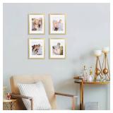 upsimples 11x14 Picture Frame, Display Pictures 8x10 with Mat or 11x14 Without Mat, Wall Hanging Photo Frame, Gold, 1 Pack upsimples 11x14 Picture Frame, Display Pictures 8x10 with Mat or 11x14 Without Mat, Wall Hanging Photo Frame, Gold, 1 Pack