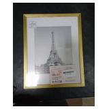 upsimples 11x14 Picture Frame, Display Pictures 8x10 with Mat or 11x14 Without Mat, Wall Hanging Photo Frame, Gold, 1 Pack upsimples 11x14 Picture Frame, Display Pictures 8x10 with Mat or 11x14 Without Mat, Wall Hanging Photo Frame, Gold, 1 Pack