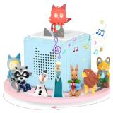 RZYLKA 360° Round Turntable for Tonies Box Organizer Storage Shelf, Magnetic Floating Shelves for Toniebox 1/2 Player Tonies Figures, Display Collection 10~15 Characters (Pink) RZYLKA 360° Round Turntable for Tonies Box Organizer Storage Shelf, Magnetic Floating Shelves for Toniebox 1/2 Player Tonies Figures, Display Collection 10~15 Characters (Pink)