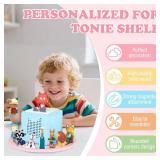 RZYLKA 360° Round Turntable for Tonies Box Organizer Storage Shelf, Magnetic Floating Shelves for Toniebox 1/2 Player Tonies Figures, Display Collection 10~15 Characters (Pink) RZYLKA 360° Round Turntable for Tonies Box Organizer Storage Shelf, Magnetic Floating Shelves for Toniebox 1/2 Player Tonies Figures, Display Collection 10~15 Characters (Pink)