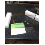 Jajamy Gold Floating Picture Frame for 5x7 Photos, Glass Pressed Picture Frames, Horizontal Standing Tabletop Glass Floating Frame for Home Decor ONLY ONE Jajamy Gold Floating Picture Frame for 5x7 Photos, Glass Pressed Picture Frames, Horizontal Standing Tabletop Glass Floating Frame for Home Decor ONLY ONE