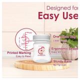 Nenesupply 4.7oz 6pc Wide Neck Breastmilk Storage Bottles Breast Pump Bottles Use on Pumping with Spectra S1 S2 Synergy Gold Breast Pumps Collection Replace Spectra Bottles for Pumping Wide Mouth Nenesupply 4.7oz 6pc Wide Neck Breastmilk Storage Bottles Breast Pump Bottles Use on Pumping with Spectra S1 S2 Synergy Gold Breast Pumps Collection Replace Spectra Bottles for Pumping Wide Mouth