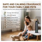 Monhallnow Waterless Scent Diffuser Starter Kit 1000 Sq Ft Coverage, Suitable for Home & Hotel Series Diffuser, Includes 5 Scent Oils, Remote Control, Large Room Essential Oil Diffuser, Ultra Blac Monhallnow Waterless Scent Diffuser Starter Kit 1000 Sq Ft Coverage, Suitable for Home & Hotel Series Diffuser, Includes 5 Scent Oils, Remote Control, Large Room Essential Oil Diffuser, Ultra Blac