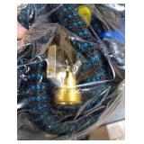 Flexi Hose Expandable Garden Hose with 8 Function Nozzle, 50FT - Lightweight Retractable Garden Hose, Water Hose - No-Kink Flexibility, 3/4 Inch Solid Brass Fittings and Double Latex Core Flexi Hose Expandable Garden Hose with 8 Function Nozzle, 50FT - Lightweight Retractable Garden Hose, Water Hose - No-Kink Flexibility, 3/4 Inch Solid Brass Fittings and Double Latex Core