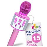 Move2Play, Kids Karaoke Microphone | Includes Pre-Loaded Songs & Bluetooth | Kids Birthday Party Gift | Toy for All Ages 2, 3, 4, 5, 6+ Year Old Girls, Boys & Toddlers Move2Play, Kids Karaoke Microphone | Includes Pre-Loaded Songs & Bluetooth | Kids Birthday Party Gift | Toy for All Ages 2, 3, 4, 5, 6+ Year Old Girls, Boys & Toddlers