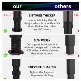 4PCS Adjustable Bed Frame Support Legs (8.3-14.5 ), Frame Center Slats Heavy Support Leg, Extra Durable Furniture Suport Feet, for Frame/Sofa/Dresser/Chair/Table, Legs Furniture Replacement Parts 4PCS Adjustable Bed Frame Support Legs (8.3-14.5 ), Frame Center Slats Heavy Support Leg, Extra Durable Furniture Suport Feet, for Frame/Sofa/Dresser/Chair/Table, Legs Furniture Replacement Parts