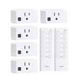 Wireless Remote Control Outlet, 200FT Long Range Remote Light Switch, Mini Remote Outlet Plug, 15A/1875W High-Power for Lamps, Lights, Household Appliances, FCC & ETL Listed (5 Outlets + 2 Remotes) Wireless Remote Control Outlet, 200FT Long Range Remote Light Switch, Mini Remote Outlet Plug, 15A/1875W High-Power for Lamps, Lights, Household Appliances, FCC & ETL Listed (5 Outlets + 2 Remotes)