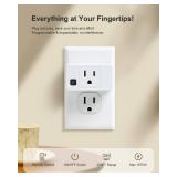 Wireless Remote Control Outlet, 200FT Long Range Remote Light Switch, Mini Remote Outlet Plug, 15A/1875W High-Power for Lamps, Lights, Household Appliances, FCC & ETL Listed (5 Outlets + 2 Remotes) Wireless Remote Control Outlet, 200FT Long Range Remote Light Switch, Mini Remote Outlet Plug, 15A/1875W High-Power for Lamps, Lights, Household Appliances, FCC & ETL Listed (5 Outlets + 2 Remotes)