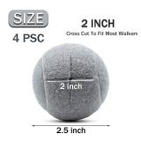 Magicorange 4 PCS Precut Walker Tennis Balls for Furniture Legs and Floor Protection, Heavy Duty Long Lasting Felt Pad Glide Coverings (Grey) Magicorange 4 PCS Precut Walker Tennis Balls for Furniture Legs and Floor Protection, Heavy Duty Long Lasting Felt Pad Glide Coverings (Grey)