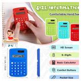 LEIFIDE 24 Pack Pocket Calculator Small Bulk Basic 4 Function Calculator 8 Digit Display Battery Powered for Desktop Home Office School Student Kids (Classic Colors) LEIFIDE 24 Pack Pocket Calculator Small Bulk Basic 4 Function Calculator 8 Digit Display Battery Powered for Desktop Home Office School Student Kids (Classic Colors)