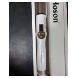 1 Inch Extra Long Barrel Curling Wand, Ceramic Tourmaline Curling Wand Professional Dual Voltage with Adjustable Temperature 1 Inch Extra Long Barrel Curling Wand, Ceramic Tourmaline Curling Wand Professional Dual Voltage with Adjustable Temperature