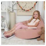 ZICOTO Stuffed Animal Storage Bean Bag Chair Cover for Kids - Easily Turn Plushie Toys into a Comfy Toddler Chair - Durable Lounge Stuffie Bag for Playroom, Living Room or Nursery Decor - Cover Only ZICOTO Stuffed Animal Storage Bean Bag Chair Cover for Kids - Easily Turn Plushie Toys into a Comfy Toddler Chair - Durable Lounge Stuffie Bag for Playroom, Living Room or Nursery Decor - Cover Only