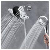 GRICH 2.5GPM Shower Head with Handheld Spray Combo: 2 in 1 Rainfall Shower Heads high pressure & Handheld Shower Head, 9 Spray Modes/Settings Detachable Shower Head with 60 Inch Hose PARTS ONLY GRICH 2.5GPM Shower Head with Handheld Spray Combo: 2 in 1 Rainfall Shower Heads high pressure & Handheld Shower Head, 9 Spray Modes/Settings Detachable Shower Head with 60 Inch Hose PARTS ONLY