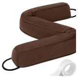 Comfyanno 38 Weighted Under Door Draft Stopper, Fits Front, Bedroom, Interior Door, Easy to Install, Block Cold Air Draft from Bottom Door, 2.2lb, Fits Door Gap up to 3, Brown Comfyanno 38 Weighted Under Door Draft Stopper, Fits Front, Bedroom, Interior Door, Easy to Install, Block Cold Air Draft from Bottom Door, 2.2lb, Fits Door Gap up to 3, Brown