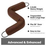 Comfyanno 38 Weighted Under Door Draft Stopper, Fits Front, Bedroom, Interior Door, Easy to Install, Block Cold Air Draft from Bottom Door, 2.2lb, Fits Door Gap up to 3, Brown Comfyanno 38 Weighted Under Door Draft Stopper, Fits Front, Bedroom, Interior Door, Easy to Install, Block Cold Air Draft from Bottom Door, 2.2lb, Fits Door Gap up to 3, Brown