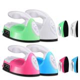 Zhehao 4 Pcs Mini Craft Iron Portable Handy small Heat Transfer Machine with Charging Base Accessories for DIY Clothes Beads Patch Bag Hat Vinyl Projects(Rose Red, Green, Blue, White) Zhehao 4 Pcs Mini Craft Iron Portable Handy small Heat Transfer Machine with Charging Base Accessories for DIY Clothes Beads Patch Bag Hat Vinyl Projects(Rose Red, Green, Blue, White)