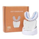 Autobrush Sonic Pro Electric Toothbrush Only ADA Accepted U-Shaped Brush, Clinically Proven Up to 5.1X Better Cleaning, 30-Second Full Mouth 360 Clean, Rechargeable, Waterproof, White, Women's Small O Autobrush Sonic Pro Electric Toothbrush Only ADA Accepted U-Shaped Brush, Clinically Proven Up to 5.1X Better Cleaning, 30-Second Full Mouth 360 Clean, Rechargeable, Waterproof, White, Women's Small O