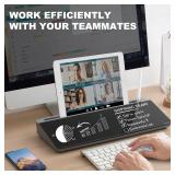 TSJ OFFICE Desktop Whiteboard Dry-Erase-Board - Computer Keyboard Stand White Board Surface Pad with Drawer, Desk Organizers with Accessories for Office, Home, School Supplies MISSING SOME SUPPLIES TSJ OFFICE Desktop Whiteboard Dry-Erase-Board - Computer Keyboard Stand White Board Surface Pad with Drawer, Desk Organizers with Accessories for Office, Home, School Supplies MISSING SOME SUPPLIES