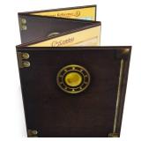 Stratagem The Master's Tome 4-Panel Customizable GM Screen with Free Inserts Dry Erase, Dungeon & Game Master Accessory for Tabletop RPG Campaigns (Brown) Stratagem The Master's Tome 4-Panel Customizable GM Screen with Free Inserts Dry Erase, Dungeon & Game Master Accessory for Tabletop RPG Campaigns (Brown)