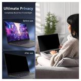 Laptop Privacy Screen 14 Inch Compatible with HP/Dell/Acer/Samsung/Asus/Lenovo/Toshiba,16:10 Aspect Removable Anti Glare Blue Light Filter Protector, 14 in Laptop Privacy Screen Shield Laptop Privacy Screen 14 Inch Compatible with HP/Dell/Acer/Samsung/Asus/Lenovo/Toshiba,16:10 Aspect Removable Anti Glare Blue Light Filter Protector, 14 in Laptop Privacy Screen Shield