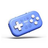 8Bitdo Micro Bluetooth Gamepad Pocket-sized Mini Controller for Switch, Android, and Raspberry Pi, Supports Keyboard Mode (Blue) 8Bitdo Micro Bluetooth Gamepad Pocket-sized Mini Controller for Switch, Android, and Raspberry Pi, Supports Keyboard Mode (Blue)