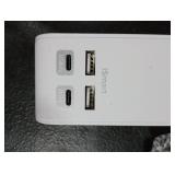 Surge Protector Power Strip 10 ft with 4 USB Ports 2 USB-C 6 AC Outlets, Flat Plug Extension Cord, USB Charging Station, Wall Mountable for Home, Office, Dorm Essentials, 1080J, ETL Listed Surge Protector Power Strip 10 ft with 4 USB Ports 2 USB-C 6 AC Outlets, Flat Plug Extension Cord, USB Charging Station, Wall Mountable for Home, Office, Dorm Essentials, 1080J, ETL Listed