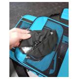 YUNIQUE Soft-Sided Cat & Dog Carrier for Pets Up to 15 Lbs, Airline Approved Collapsible Travel Puppy Carrier with Lightweight Fabric Design (Blue) YUNIQUE Soft-Sided Cat & Dog Carrier for Pets Up to 15 Lbs, Airline Approved Collapsible Travel Puppy Carrier with Lightweight Fabric Design (Blue)