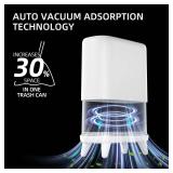 JUDRDO Bathroom Trash Can with Lid, Vacuum Adsorption Small Garbage Can 3.2 Gallon Press Top Lid Trash Bin with Legs Waterproof Waste Basket for Bathroom Bedroom Office Home RV JUDRDO Bathroom Trash Can with Lid, Vacuum Adsorption Small Garbage Can 3.2 Gallon Press Top Lid Trash Bin with Legs Waterproof Waste Basket for Bathroom Bedroom Office Home RV