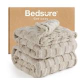 Bedsure GentleSoft Blankets Queen Size for Bed - Super Soft Cozy Blanket for Women Men Girls, Large Fuzzy Fleece Throw for Bedroom Decor, Neutral, 90x90 Inches Bedsure GentleSoft Blankets Queen Size for Bed - Super Soft Cozy Blanket for Women Men Girls, Large Fuzzy Fleece Throw for Bedroom Decor, Neutral, 90x90 Inches