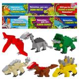 JOYIN 24 Packs Valentines Day Cards with Dinosaur Building Blocks for Gifts Party Favor, Classroom Exchange Prize, Valentines Greeting Cards JOYIN 24 Packs Valentines Day Cards with Dinosaur Building Blocks for Gifts Party Favor, Classroom Exchange Prize, Valentines Greeting Cards