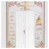 3Pcs Once Upon a Time Birthday Decorations Fairytale Princess Birthday Party Door Porch Sign Princess Front Door Banner Fairy Castle Photo Backdrop for Home Indoor Photo Booth Prop Wedding Party Decor 3Pcs Once Upon a Time Birthday Decorations Fairytale Princess Birthday Party Door Porch Sign Princess Front Door Banner Fairy Castle Photo Backdrop for Home Indoor Photo Booth Prop Wedding Party Decor