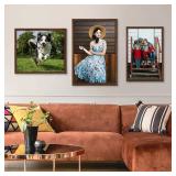 Dark Brown 11x14 Frame Set of 3 - Rustic Woodgrain 11 x 14 Poster Frame with Plexiglass for Wall Gallery Display, 11x14 Picture Frame for Puzzles, Artwork, Photos and Posters - Ideal Christmas Day Dark Brown 11x14 Frame Set of 3 - Rustic Woodgrain 11 x 14 Poster Frame with Plexiglass for Wall Gallery Display, 11x14 Picture Frame for Puzzles, Artwork, Photos and Posters - Ideal Christmas Day