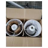 Sucolite Small 11.8'' Table Lamps Set of 2, Bedside Nightstand Lamps for Bedroom Kids Room, Cute Desk Lamps with Studded Texture Base for Reading Nursery Living Room Office, White & Beige BULBS NO Sucolite Small 11.8'' Table Lamps Set of 2, Bedside Nightstand Lamps for Bedroom Kids Room, Cute Desk Lamps with Studded Texture Base for Reading Nursery Living Room Office, White & Beige BULBS NO