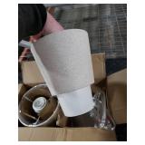 Sucolite Small 11.8'' Table Lamps Set of 2, Bedside Nightstand Lamps for Bedroom Kids Room, Cute Desk Lamps with Studded Texture Base for Reading Nursery Living Room Office, White & Beige BULBS NO Sucolite Small 11.8'' Table Lamps Set of 2, Bedside Nightstand Lamps for Bedroom Kids Room, Cute Desk Lamps with Studded Texture Base for Reading Nursery Living Room Office, White & Beige BULBS NO