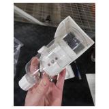 HERCOCCI Rabbit Hay Food Bin Feeder and Bunny Water Bottle Set, Hay Food Feeder Bowls Manger Rack with 500ml Hanging Water Dispenser Prevent Knock Over for Rabbit Guinea Pig Chinchilla (Large, White) HERCOCCI Rabbit Hay Food Bin Feeder and Bunny Water Bottle Set, Hay Food Feeder Bowls Manger Rack with 500ml Hanging Water Dispenser Prevent Knock Over for Rabbit Guinea Pig Chinchilla (Large, White)