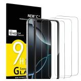 NEW'C 3 Pack Designed for iPhone 17 Pro Max, iPhone 16 Pro Max Screen Protector (6.9 inches), Enhanced Tempered Glass Protection with easy installation tool included,Case Friendly Ultra Resistant NEW'C 3 Pack Designed for iPhone 17 Pro Max, iPhone 16 Pro Max Screen Protector (6.9 inches), Enhanced Tempered Glass Protection with easy installation tool included,Case Friendly Ultra Resistant