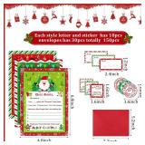 Harloon 150 Pcs Letter to Santa Writing Kit Christmas Wish List Snowman Elf Xmas Letter Paper Stationery with Sticker Nice Naughty Snowflake Envelopes Christmas List for Holiday Greeting Supplies Harloon 150 Pcs Letter to Santa Writing Kit Christmas Wish List Snowman Elf Xmas Letter Paper Stationery with Sticker Nice Naughty Snowflake Envelopes Christmas List for Holiday Greeting Supplies