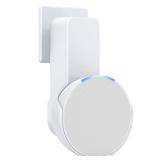 Maxonar Wall Mount for Echo Pop, Echo Pop Wall Mount [No Drill Needed] Alexa Speaker Holder Stand Cable Hidden Storage- (White/Black/Green/Purple)