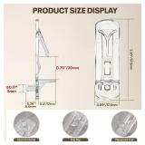 20 PCS Locking Shelf Pegs 5mm*3/4 Plastic Clear Shelf Pins & Pegs for Kitchen Cabinets, Bookcases, Wardrobe Transparent Plastic Shelf Support Pins, Compatible with All Standard 5mm Holes 20 PCS Locking Shelf Pegs 5mm*3/4 Plastic Clear Shelf Pins & Pegs for Kitchen Cabinets, Bookcases, Wardrobe Transparent Plastic Shelf Support Pins, Compatible with All Standard 5mm Holes
